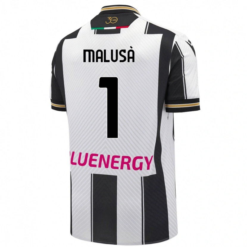 Danxen Women Joel Malusà #1 White Black Home Jersey 2024/25 T-Shirt