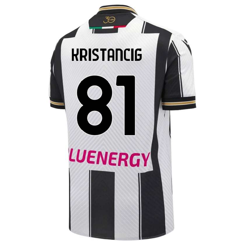 Danxen Women Luca Kristancig #81 White Black Home Jersey 2024/25 T-Shirt