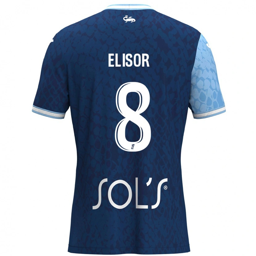 Danxen Women Salomé Elisor #8 Sky Blue Dark Blue Home Jersey 2024/25 T-Shirt