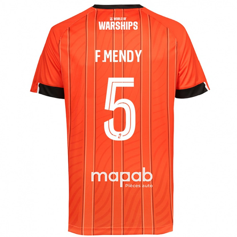 Danxen Women Formose Mendy #5 Orange Home Jersey 2024/25 T-Shirt