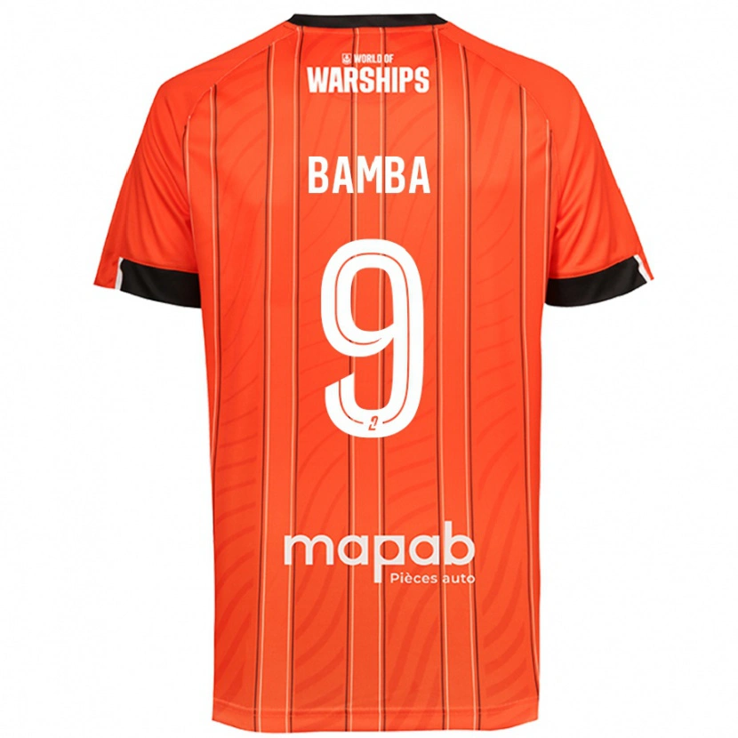 Danxen Women Mohamed Bamba #9 Orange Home Jersey 2024/25 T-Shirt