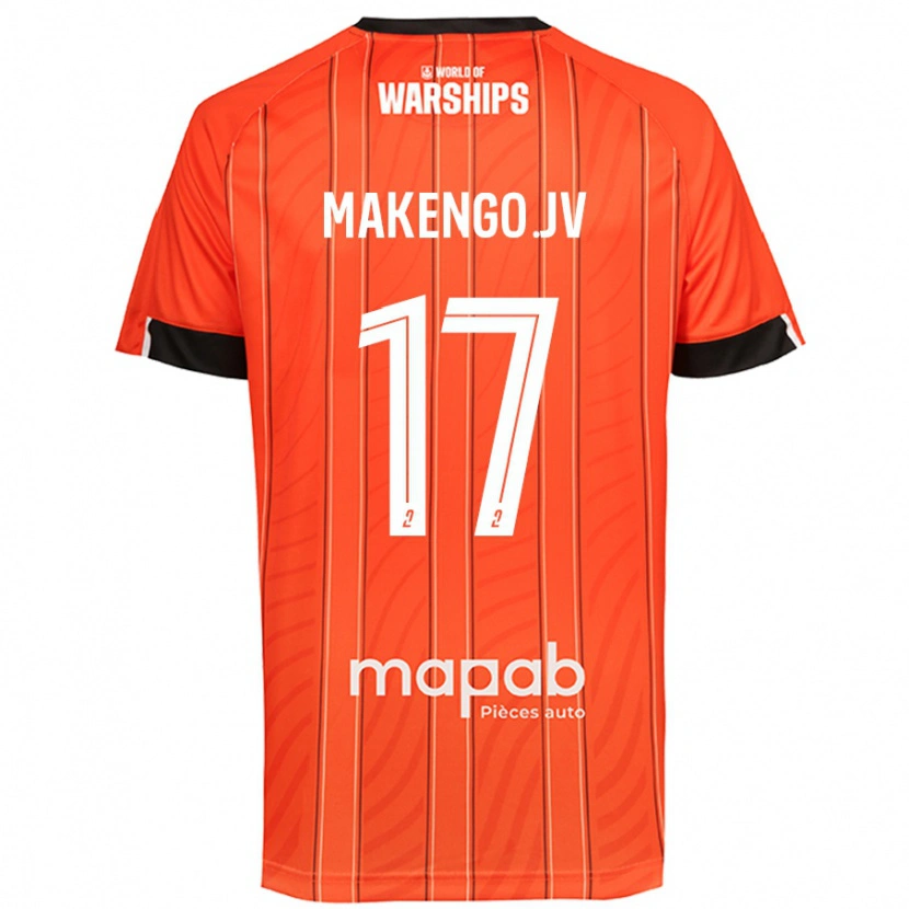 Danxen Women Jean-Victor Makengo #17 Orange Home Jersey 2024/25 T-Shirt