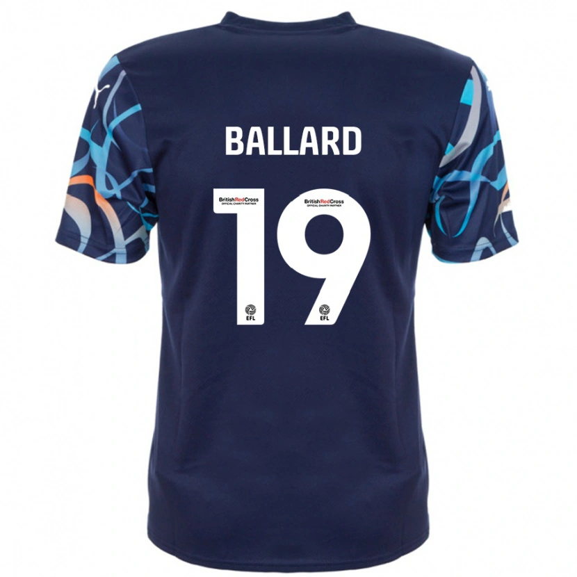 Danxen Women Dom Ballard #19 Navy Blue Away Jersey 2024/25 T-Shirt