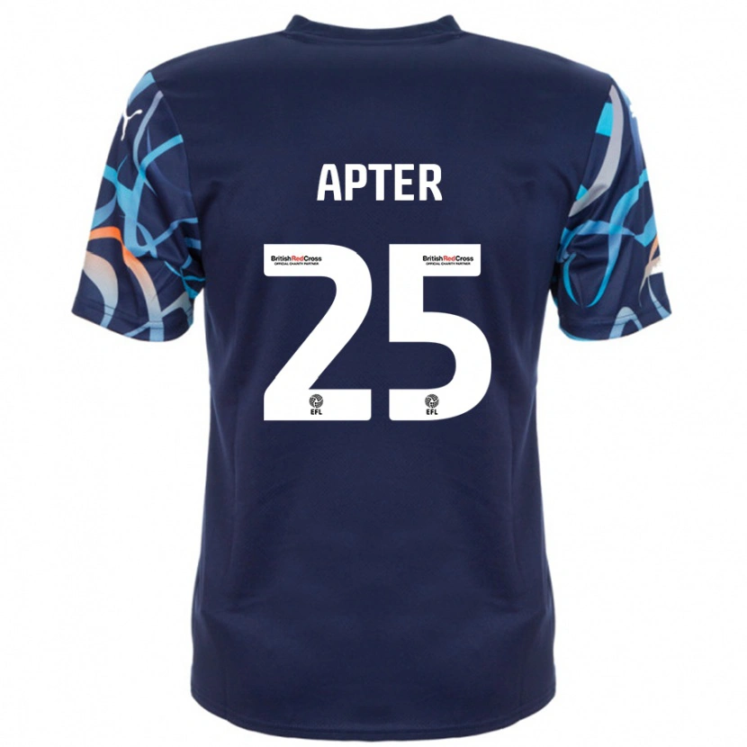 Danxen Women Rob Apter #25 Navy Blue Away Jersey 2024/25 T-Shirt