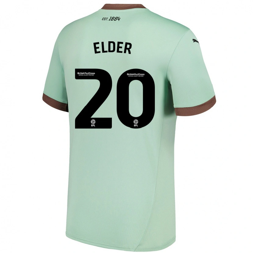 Danxen Women Callum Elder #20 Pale Green Away Jersey 2024/25 T-Shirt