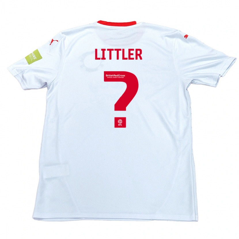 Danxen Women Zack Littler #0 White Away Jersey 2024/25 T-Shirt