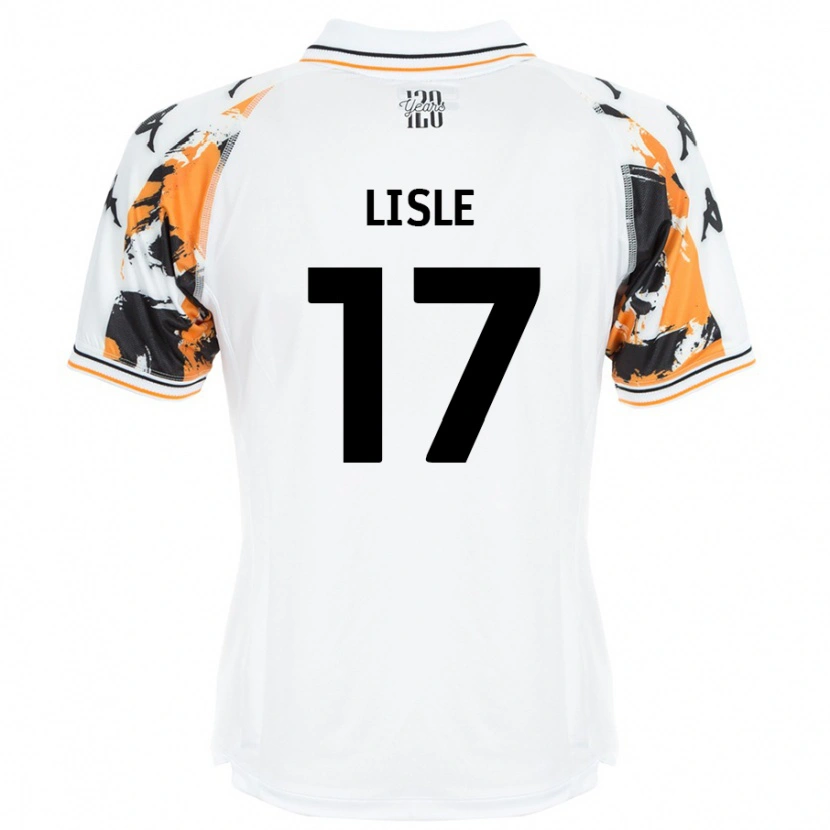 Danxen Women Mary Lisle #17 White Away Jersey 2024/25 T-Shirt