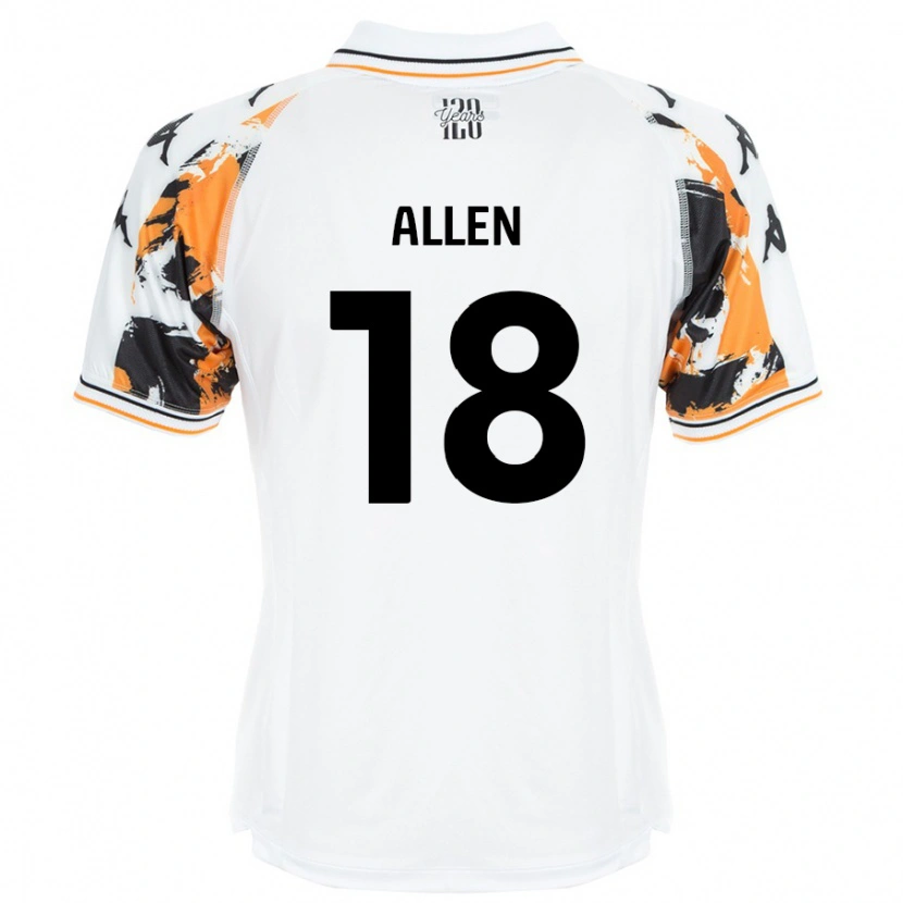 Danxen Women Aaliyah Allen #18 White Away Jersey 2024/25 T-Shirt