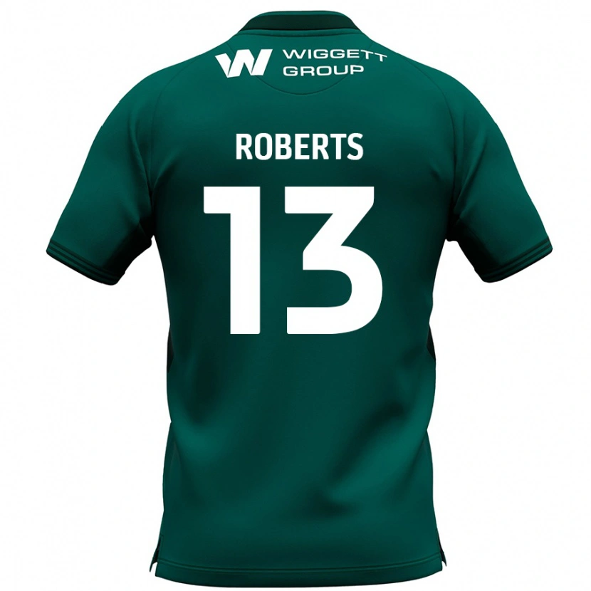 Danxen Women Liam Roberts #13 Green Away Jersey 2024/25 T-Shirt