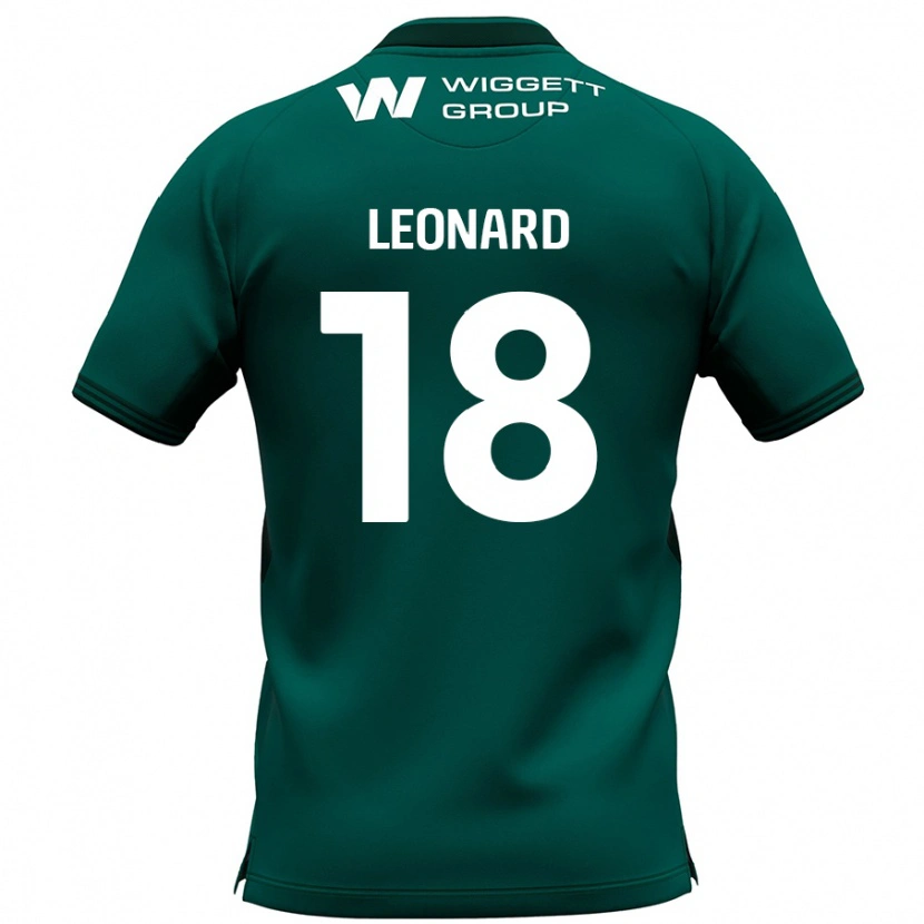 Danxen Women Ryan Leonard #18 Green Away Jersey 2024/25 T-Shirt