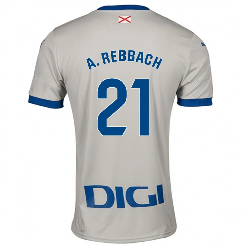 Danxen Women Abde Rebbach #21 Light Gray Away Jersey 2024/25 T-Shirt