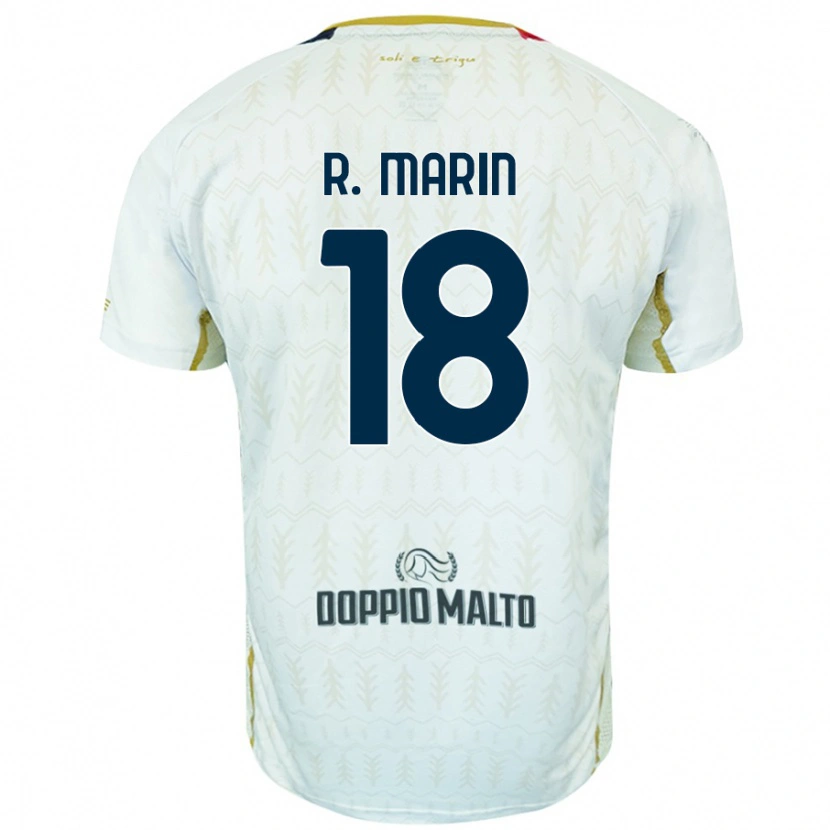 Danxen Women Răzvan Marin #18 White Away Jersey 2024/25 T-Shirt