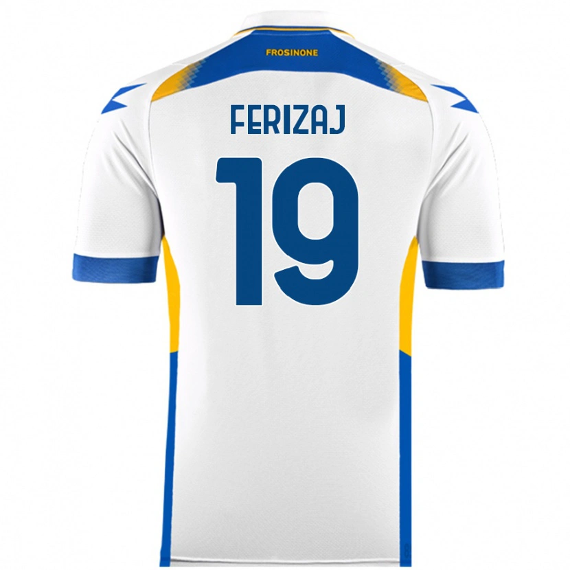 Danxen Women Justin Ferizaj #19 White Away Jersey 2024/25 T-Shirt