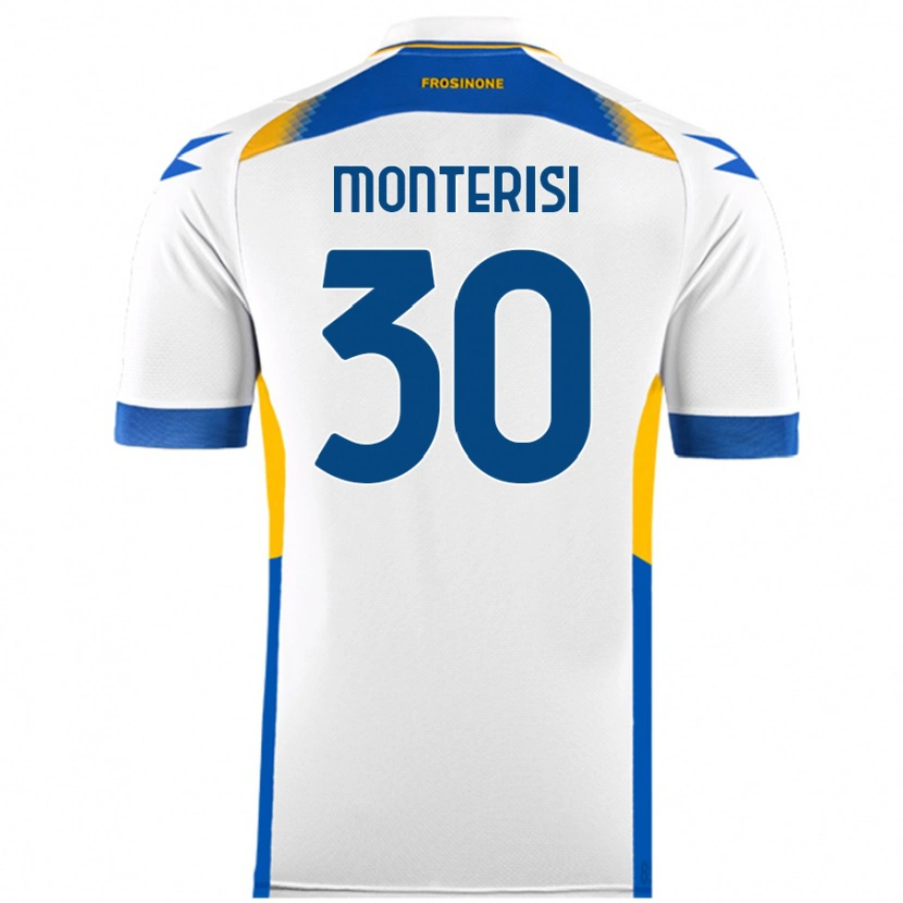 Danxen Women Ilario Monterisi #30 White Away Jersey 2024/25 T-Shirt