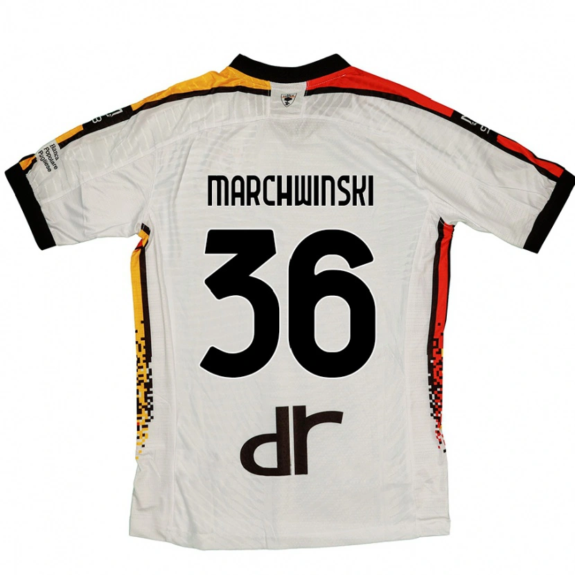 Danxen Women Filip Marchwinski #36 White Black Away Jersey 2024/25 T-Shirt