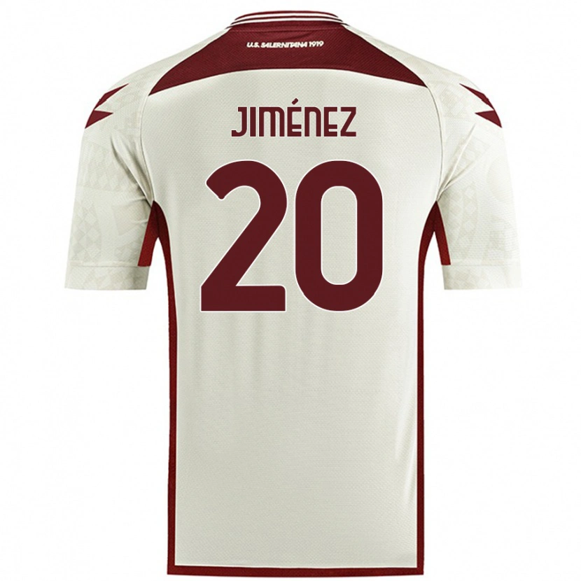 Danxen Women Kaleb Jiménez #20 Cream Color Away Jersey 2024/25 T-Shirt