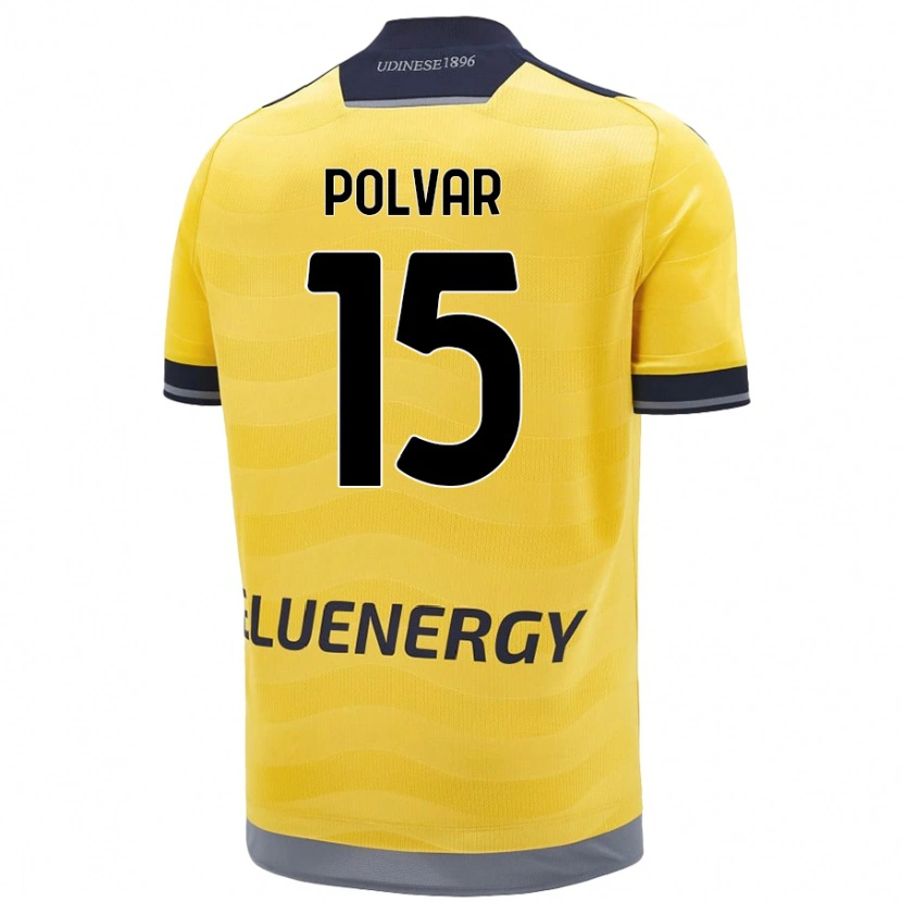 Danxen Women Francesco Polvar #15 Golden Away Jersey 2024/25 T-Shirt