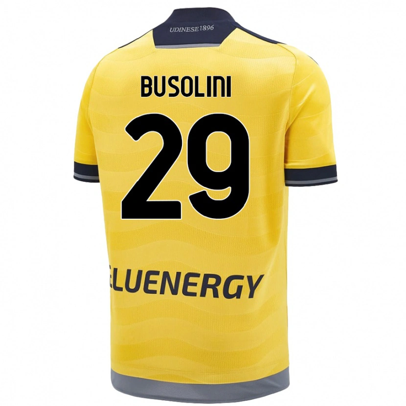 Danxen Women Alessandro Busolini #29 Golden Away Jersey 2024/25 T-Shirt