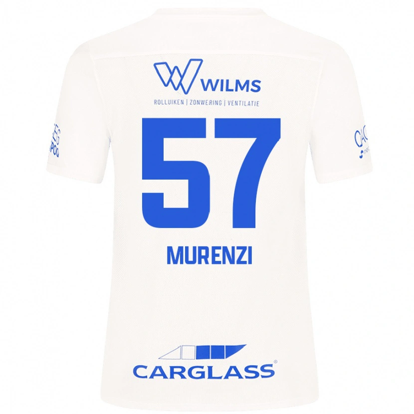 Danxen Women Aaron Murenzi #57 White Away Jersey 2024/25 T-Shirt