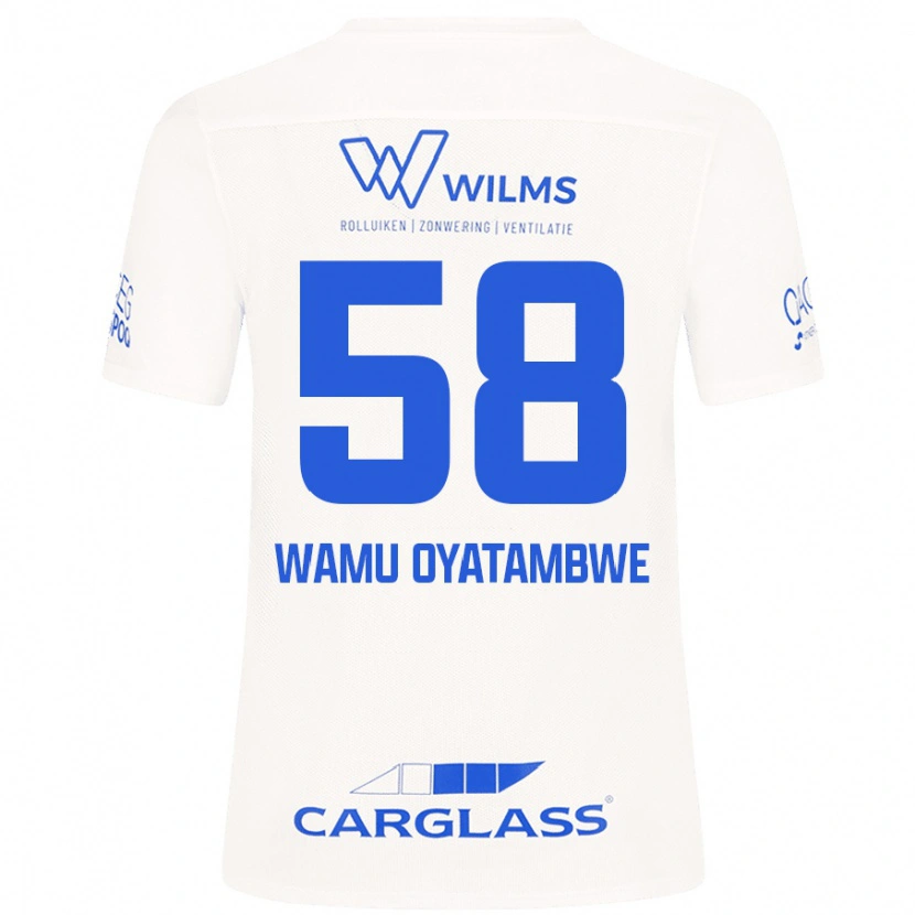 Danxen Women Matthias Wamu Oyatambwe #58 White Away Jersey 2024/25 T-Shirt