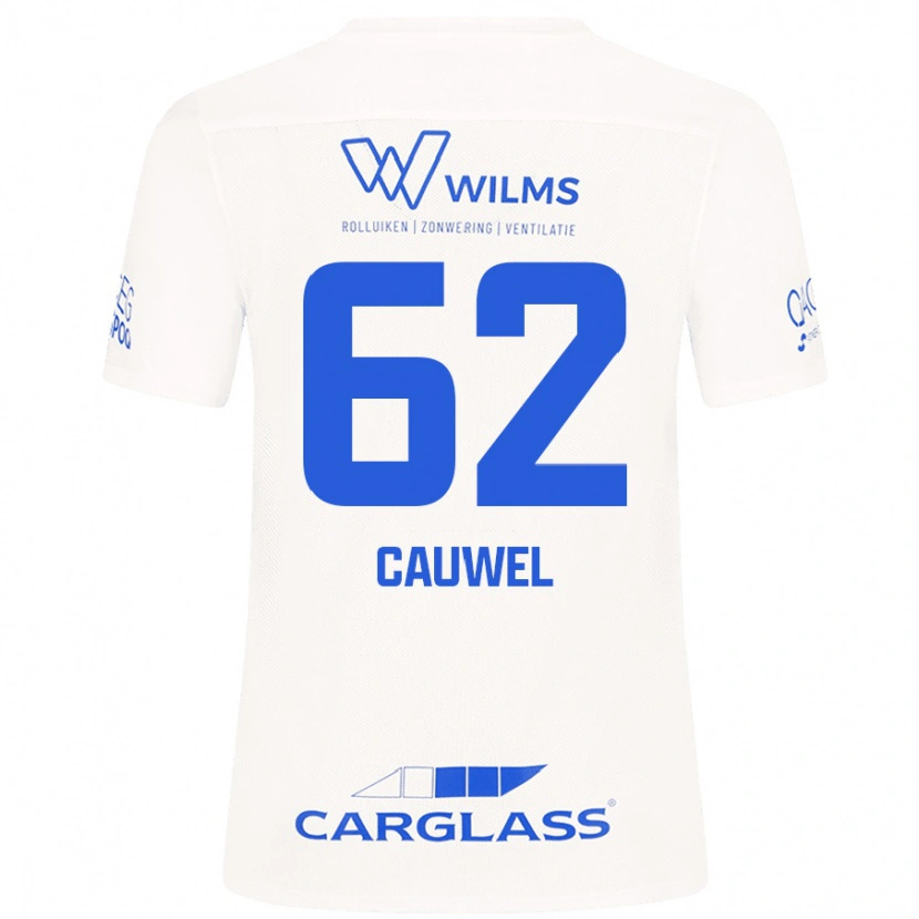 Danxen Women Michiel Cauwel #62 White Away Jersey 2024/25 T-Shirt