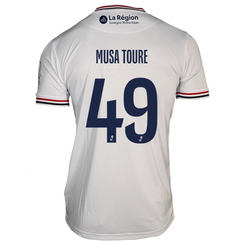 Danxen Women Musa Toure #49 White Away Jersey 2024/25 T-Shirt