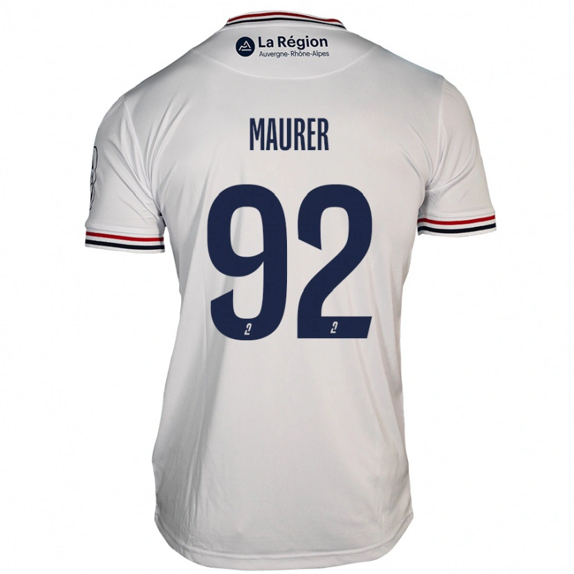 Danxen Women Aïman Maurer #92 White Away Jersey 2024/25 T-Shirt