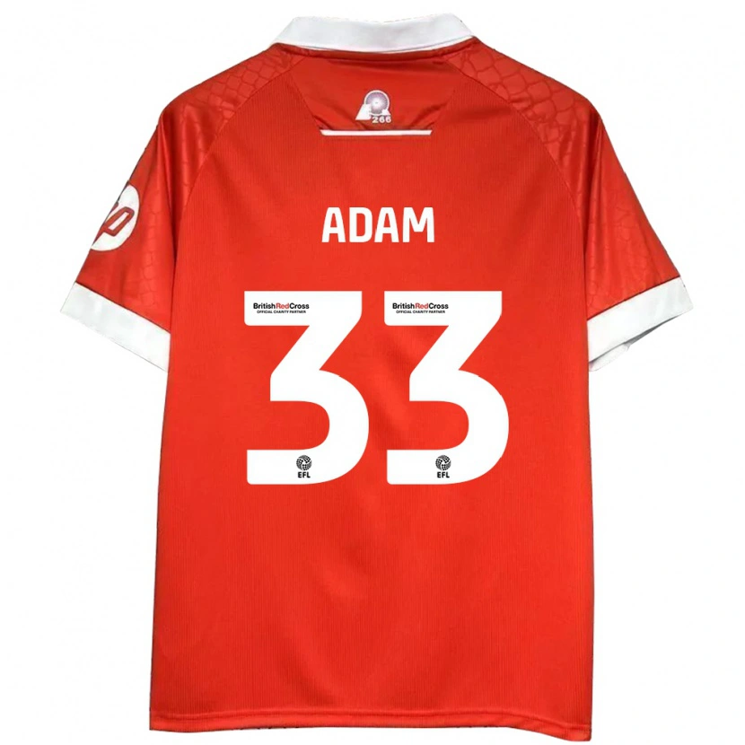 Danxen Kid Josh Adam #33 Red White Home Jersey 2024/25 T-Shirt