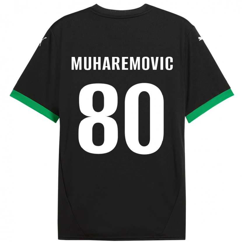 Danxen Kid Tarik Muharemovic #80 Black Dark Green Home Jersey 2024/25 T-Shirt