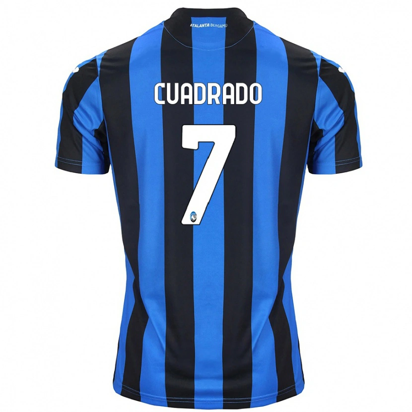 Danxen Kid Juan Cuadrado #7 Blue Black Home Jersey 2024/25 T-Shirt