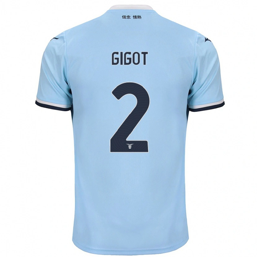 Danxen Kid Samuel Gigot #2 Blue Home Jersey 2024/25 T-Shirt