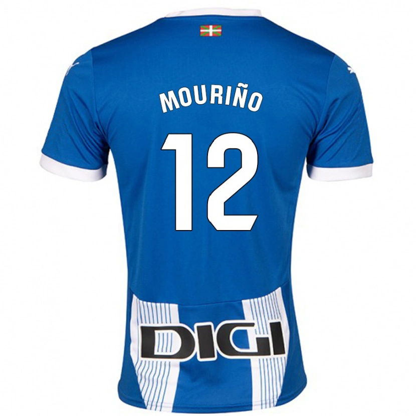 Danxen Kid Santiago Mouriño #12 Blue Home Jersey 2024/25 T-Shirt