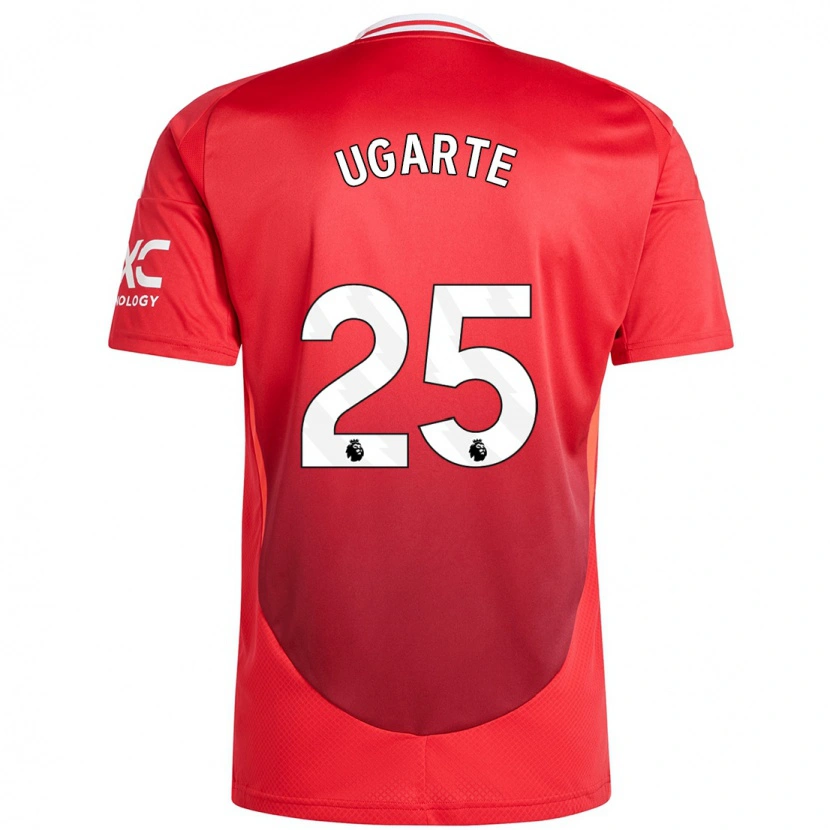 Danxen Kid Manuel Ugarte #25 Bright Red Home Jersey 2024/25 T-Shirt