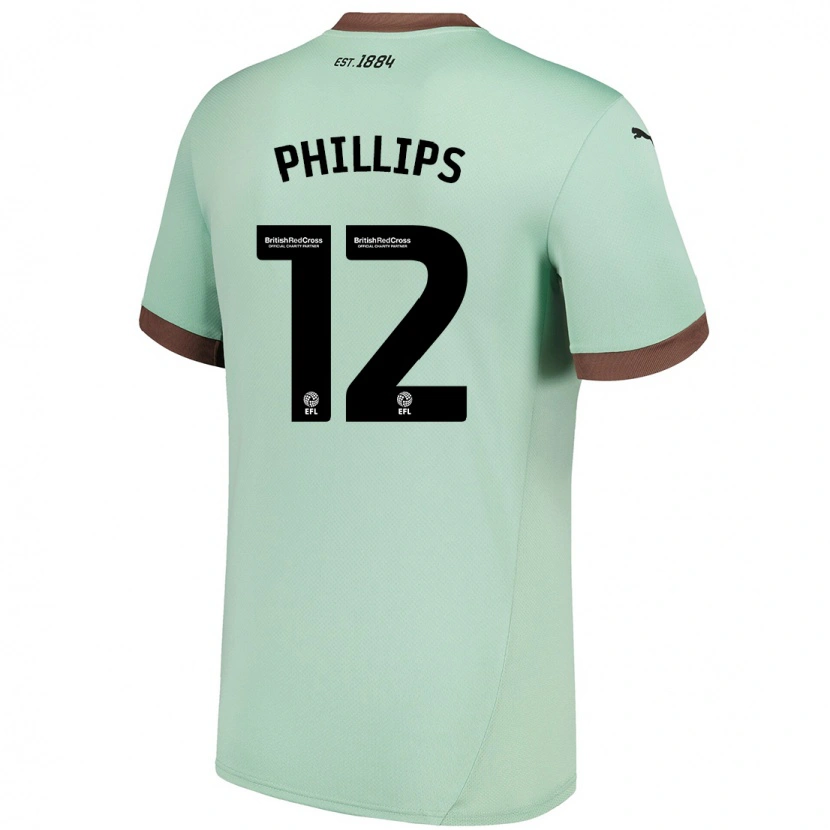 Danxen Kid Nathaniel Phillips #12 Pale Green Away Jersey 2024/25 T-Shirt