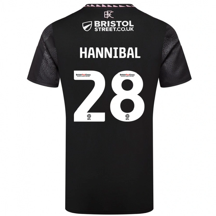 Danxen Kid Hannibal #28 Black Away Jersey 2024/25 T-Shirt