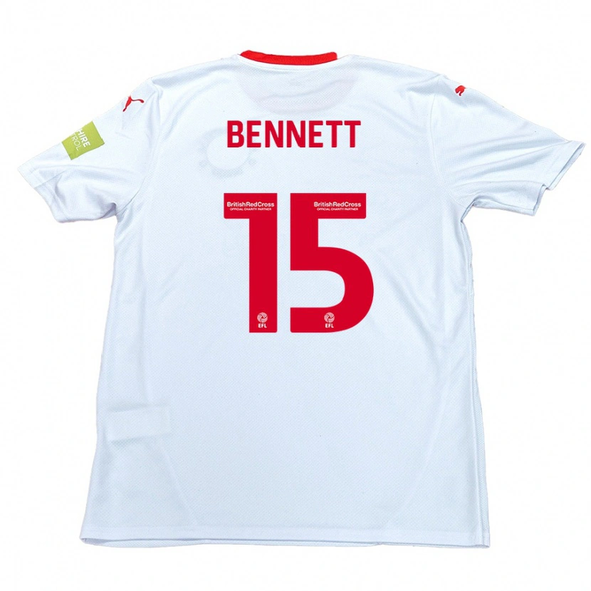 Danxen Kid Rhys Bennett #15 White Away Jersey 2024/25 T-Shirt