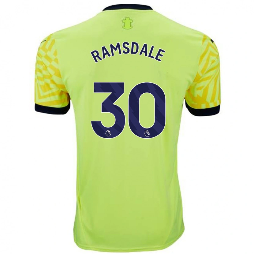 Danxen Kid Aaron Ramsdale #30 Yellow Away Jersey 2024/25 T-Shirt