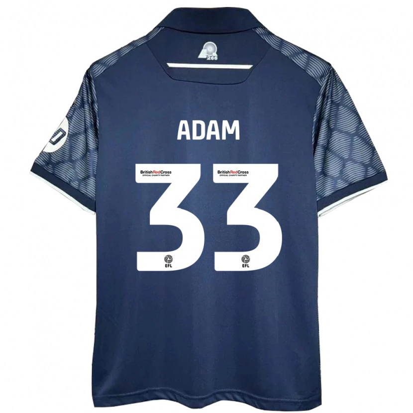 Danxen Kid Josh Adam #33 Black Away Jersey 2024/25 T-Shirt