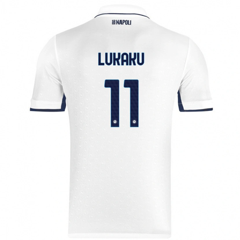 Danxen Kid Romelu Lukaku #11 White Royal Blue Away Jersey 2024/25 T-Shirt