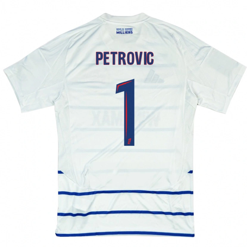 Danxen Kid Djordje Petrovic #1 White Blue Away Jersey 2024/25 T-Shirt