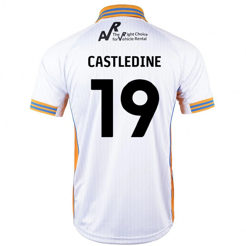 Danxen Kid Leo Castledine #19 White Away Jersey 2024/25 T-Shirt