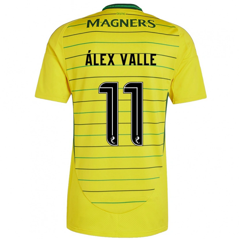 Danxen Kid Álex Valle #11 Yellow Away Jersey 2024/25 T-Shirt