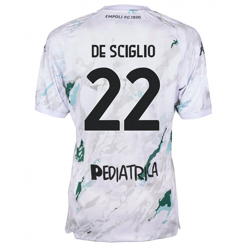 Danxen Kid Mattia De Sciglio #22 Grey Away Jersey 2024/25 T-Shirt