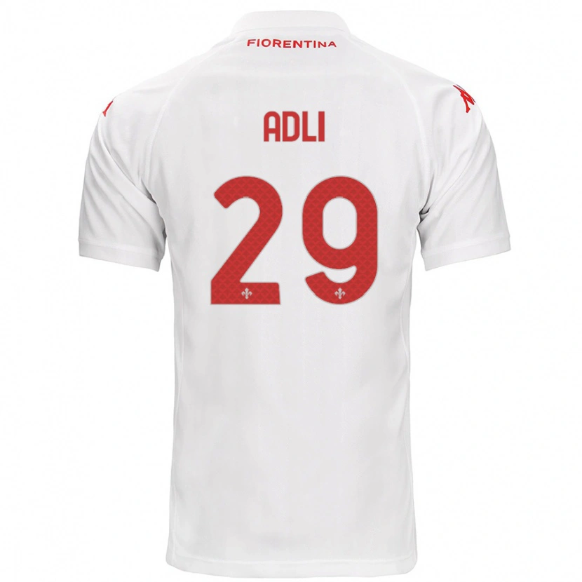 Danxen Kid Yacine Adli #29 White Away Jersey 2024/25 T-Shirt