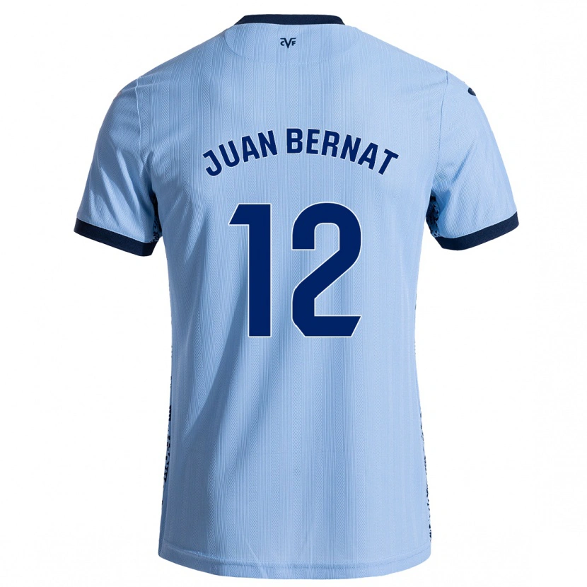 Danxen Kid Juan Bernat #12 Sky Blue Away Jersey 2024/25 T-Shirt