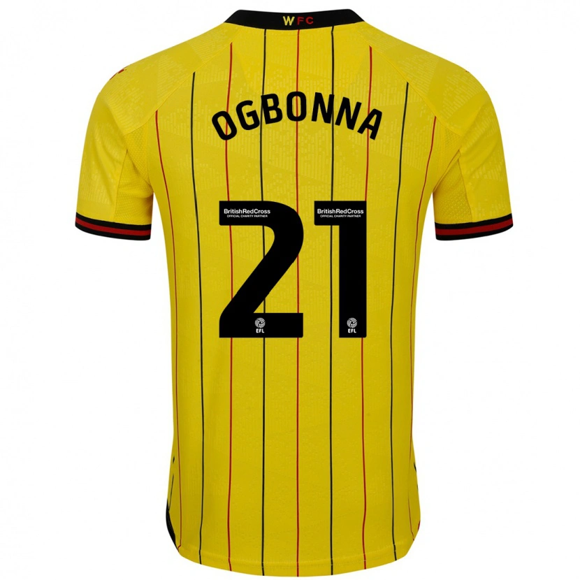 Danxen Kid Angelo Ogbonna #21 Yellow Black Home Jersey 2024/25 T-Shirt