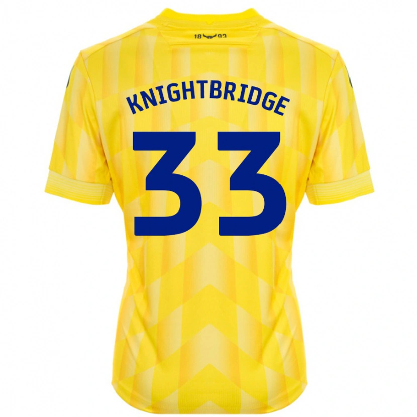 Danxen Kid Jacob Knightbridge #33 Yellow Home Jersey 2024/25 T-Shirt