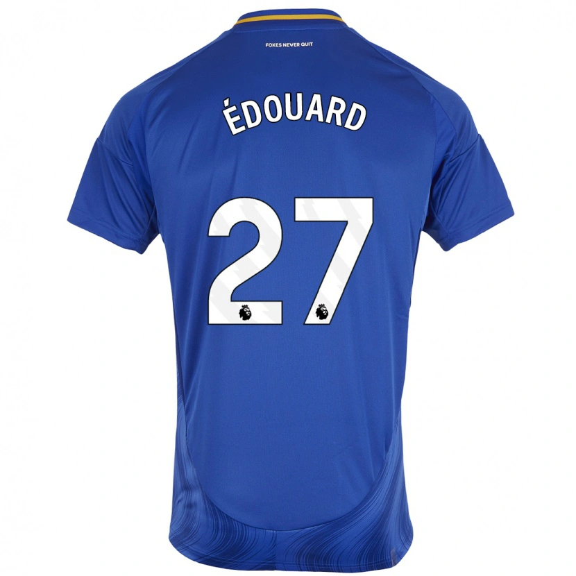 Danxen Kid Odsonne Edouard #27 Blue White Home Jersey 2024/25 T-Shirt