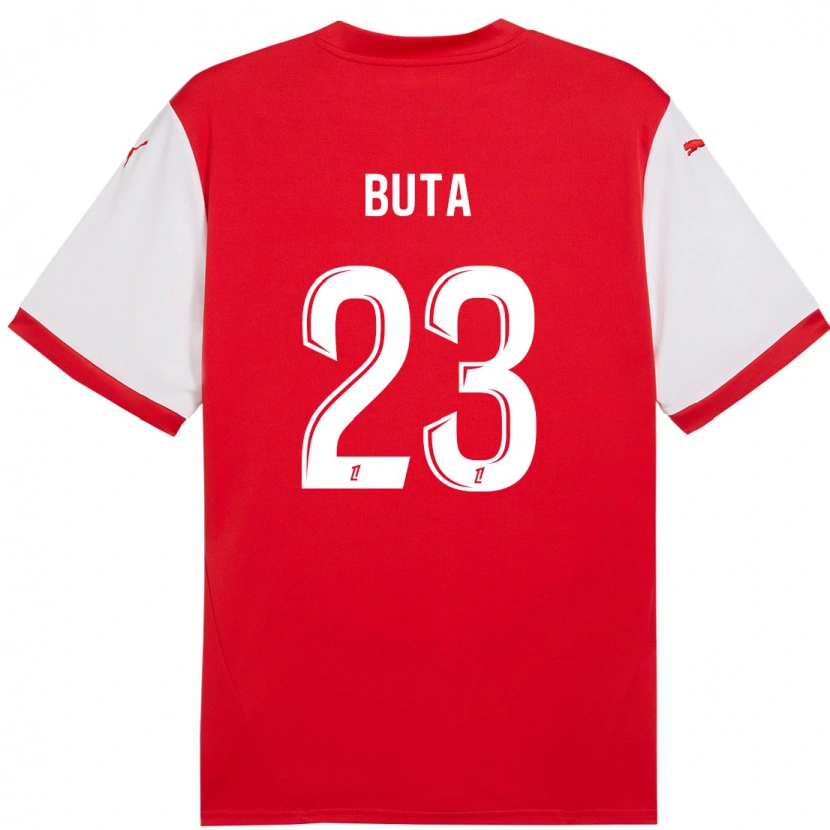 Danxen Kid Aurélio Buta #23 Red White Home Jersey 2024/25 T-Shirt