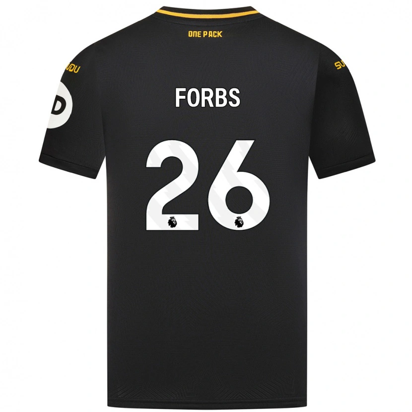 Danxen Kid Carlos Forbs #26 Black Away Jersey 2024/25 T-Shirt